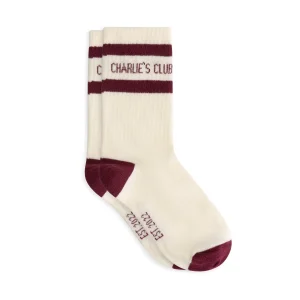 Charlie Petite Luca Sokken Bordeaux